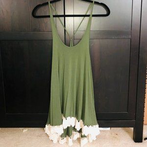 Flowy Tank w/ Lace Trim